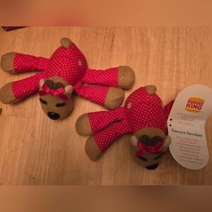 Burger King Ramona Reindeer Plush Set